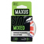 Презервативы в пластиковом кейсе MAXUS AIR Mixed - 3 шт. - Maxus - купить с доставкой в Архангельске