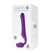 Лиловый безремневой страпон Queens M - Adrien Lastic - купить с доставкой в Архангельске