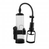 Прозрачная вакуумная помпа с вибрацией Vibrating Penis Pump - Dream Toys - в Архангельске купить с доставкой
