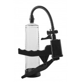 Прозрачная вакуумная помпа Pistol Penis Pump - Dream Toys - в Архангельске купить с доставкой