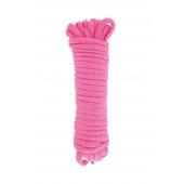 Розовая веревка для связывания Sweet Caress Rope - 10 метров - Sweet Caress - купить с доставкой в Архангельске