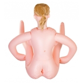 Надувная секс-кукла с реалистичной головой и поднятыми ножками - ToyFa - в Архангельске купить с доставкой