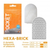 Карманный мастурбатор HEXA-BRICK - Tenga - в Архангельске купить с доставкой