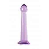 Фиолетовый фаллоимитатор Jelly Dildo M - 18 см. - Toyfa Basic