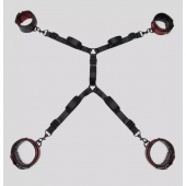 Изысканный набор фиксаций на кровати Reversible Under Mattress Restraint Set - Fifty Shades of Grey - купить с доставкой в Архангельске