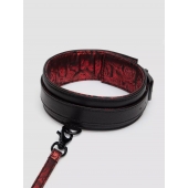 Стильный ошейник с поводком Reversible Faux Leather Collar and Lead - Fifty Shades of Grey - купить с доставкой в Архангельске