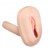 Мастурбатор-вагина с вибрацией и выносным пультом управления REALSTUFF SMOOTH   BALD - Dream Toys - в Архангельске купить с доставкой