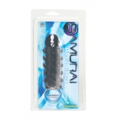 Дымчатая стимулирующая насадка с закрытой головкой SAMURAI PENIS SLEEVE BLACK - 14,5 см. - NMC - в Архангельске купить с доставкой