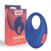 Синее эрекционное кольцо RRRING Casual Date Cock Ring - FeelzToys - в Архангельске купить с доставкой