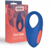 Синее эрекционное кольцо RRRING First Date Cock Ring - FeelzToys - в Архангельске купить с доставкой