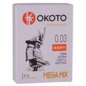Набор из 4 презервативов OKOTO MegaMIX - Sitabella - купить с доставкой в Архангельске