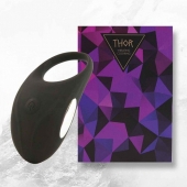Черное эрекционное виброкольцо Thor Cockring - FeelzToys - в Архангельске купить с доставкой