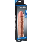 Телесная насадка Fantasy X-tensions Perfect 2  Extension - 20,3 см. - Pipedream - в Архангельске купить с доставкой