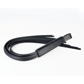 Черная кожаная плеть  Клео  - 60 см. - Sitabella - купить с доставкой в Архангельске