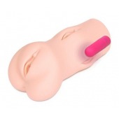 Телесный вибромастурбатор-вагина Dream Auto - KOKOS - в Архангельске купить с доставкой
