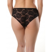 Нежные кружевные трусики-слипы Eva - Вибратор-реалистик №10 с усиками - 17 см. купить с доставкой