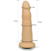 Телесная насадка Harness - 15,8 см. - LOVETOY (А-Полимер) - купить с доставкой в Архангельске