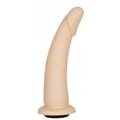 Телесная гладкая насадка-фаллоимитатор Harness - 17 см. - LOVETOY (А-Полимер) - купить с доставкой в Архангельске