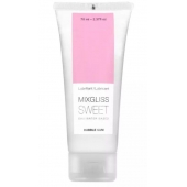 Смазка на водной основе Mixgliss Sweet с ароматом бабл-гам - 70 мл. - Mixgliss - купить с доставкой в Архангельске
