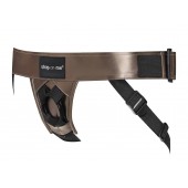 Бронзовый пояс для насадок Curious Harness - Strap-on-me - купить с доставкой в Архангельске