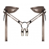 Бронзовый пояс для насадок Desirous Harness - Strap-on-me - купить с доставкой в Архангельске