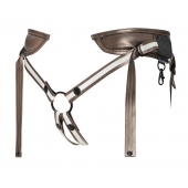 Бронзовый пояс для насадок Desirous Harness - Strap-on-me - купить с доставкой в Архангельске