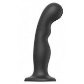 Черная насадка Strap-On-Me Dildo Plug P G size XXL - Strap-on-me - купить с доставкой в Архангельске