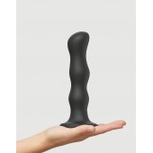 Черная насадка Strap-On-Me Dildo Geisha Balls size XL - Strap-on-me - купить с доставкой в Архангельске