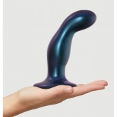 Темно-синяя насадка Strap-On-Me Dildo Plug Snaky size M - Strap-on-me - купить с доставкой в Архангельске