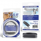 Кольцо на пенис из искусственной кожи на липучке VELCRO COCK RING - 5 см. - BlueLine - в Архангельске купить с доставкой
