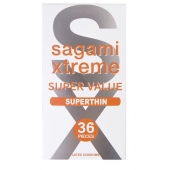 Ультратонкие презервативы Sagami Xtreme Superthin - 36 шт. - Sagami - купить с доставкой в Архангельске