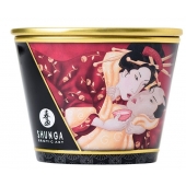Массажная  свеча Sparkling Strawberry Wine с ароматом клубничного вина - 170 мл. - Shunga - купить с доставкой в Архангельске