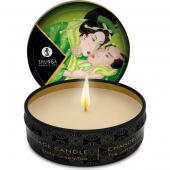 Массажная свеча Exotic Green Tea с ароматом зелёного чая - 30 мл. - Shunga - купить с доставкой в Архангельске