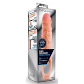 Телесная насадка на пенис 9 Inch Cock Sheath Extender - 22,2 см. - Blush Novelties - в Архангельске купить с доставкой