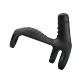 Черная вибронасадка на пенис Vibrating Penis Sling - Baile - в Архангельске купить с доставкой