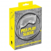 Прозрачная насадка на пенис Piss Play Sleeve для игр с мочеиспусканием - Orion - купить с доставкой в Архангельске