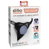 Черные трусики для страпона Body Dock SE на регулируемых ремнях - Pipedream - купить с доставкой в Архангельске