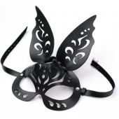 Черная ажурная маска  Зайка  с ушками - Crazy Handmade - купить с доставкой в Архангельске