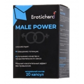 Капсулы для мужчин Erotichard male power - 20 капсул (0,370 гр.) - Erotic Hard - купить с доставкой в Архангельске