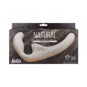 Бежевый безремневой страпон Temptation - Lola Games - купить с доставкой в Архангельске