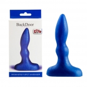 Синий анальный стимулятор Beginners p-spot massager - 11 см. - Lola Games - в Архангельске купить с доставкой