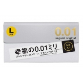 Презервативы Sagami Original 0.02 L-size увеличенного размера - 5 шт. - Sagami - купить с доставкой в Архангельске