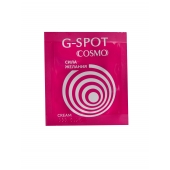 Стимулирующий интимный крем для женщин Cosmo G-spot - 2 гр. - Биоритм - купить с доставкой в Архангельске