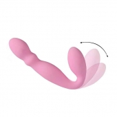 Розовый безремневой вибрострапон - 17,8 см. - SHEQU - купить с доставкой в Архангельске