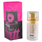 Возбуждающий гель Golden Chups с малиновым ароматом - 17 мл. - INTT - купить с доставкой в Архангельске