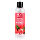 Массажное масло Sexy Sweet Nectar Lychee с феромонами и ароматом личи - 75 мл. - Биоритм - купить с доставкой в Архангельске