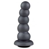 Серая насадка-ёлочка PLATINUM 4,5’’ - 12,5 см. - LOVETOY (А-Полимер) - купить с доставкой в Архангельске