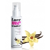 Съедобное согревающее массажное масло Love Me Tender Vanilla с ароматом ванили - 100 мл. - Love to Love - купить с доставкой в Архангельске