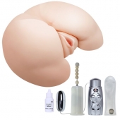 Вибрирующий мастурбатор-попка с ротацией и пультом управления - Baile - в Архангельске купить с доставкой