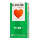 Презервативы анатомической формы Masculan Anatomic - 10 шт. - Masculan - купить с доставкой в Архангельске